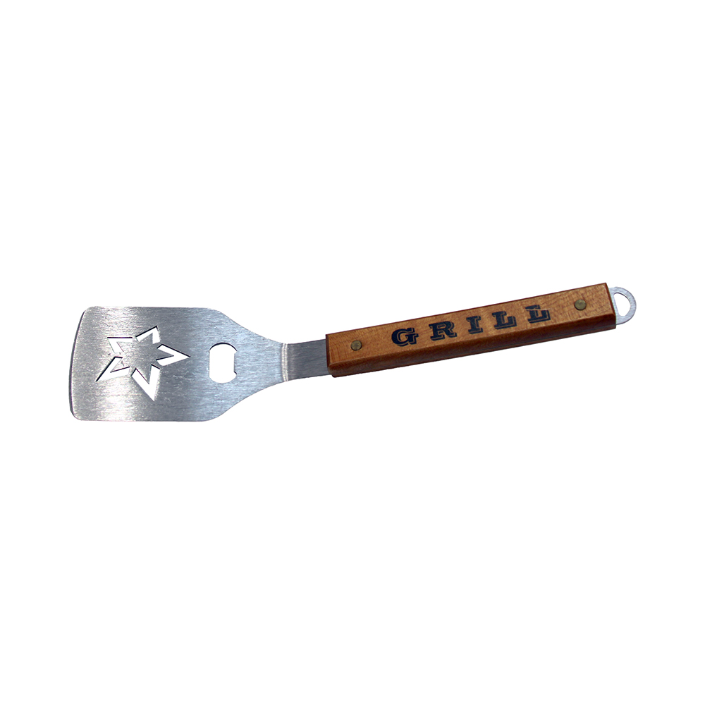 Wooden handle BBQ spatula