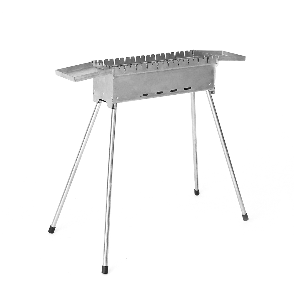 Stainless Steel Rectangular Regular Barbecue Grill