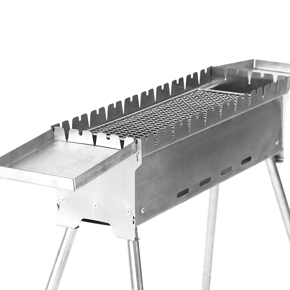 Stainless Steel Rectangular Regular Barbecue Grill