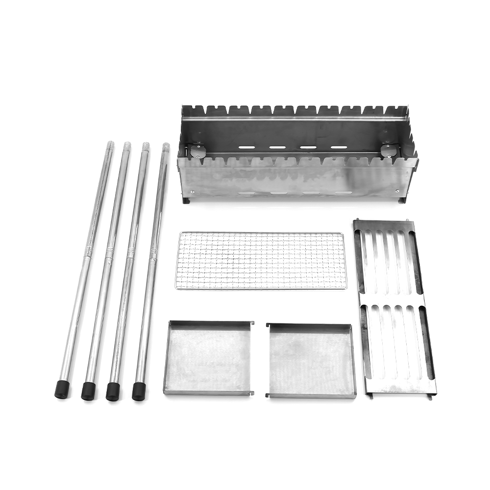 Stainless Steel Rectangular Regular Barbecue Grill