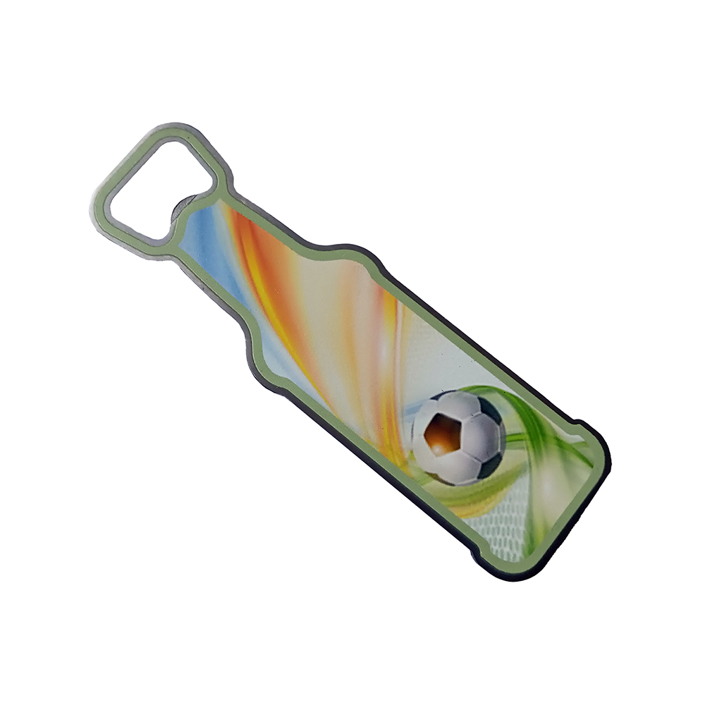 Stainless steel magnetic bottle opener