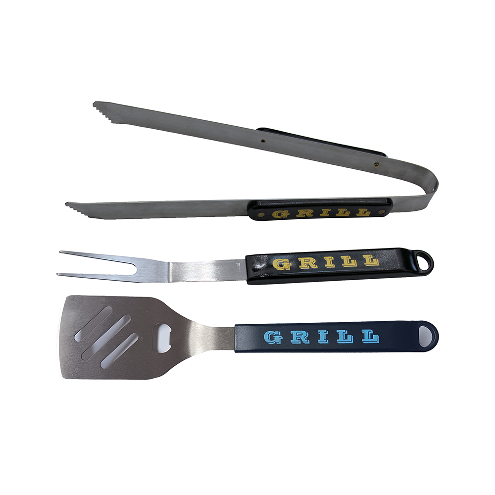 Plastic handle BBQ fork