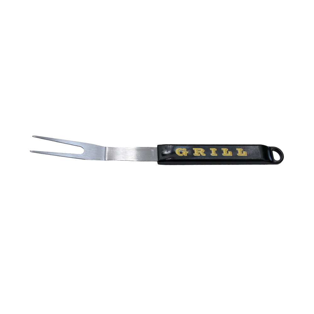 Plastic handle BBQ fork