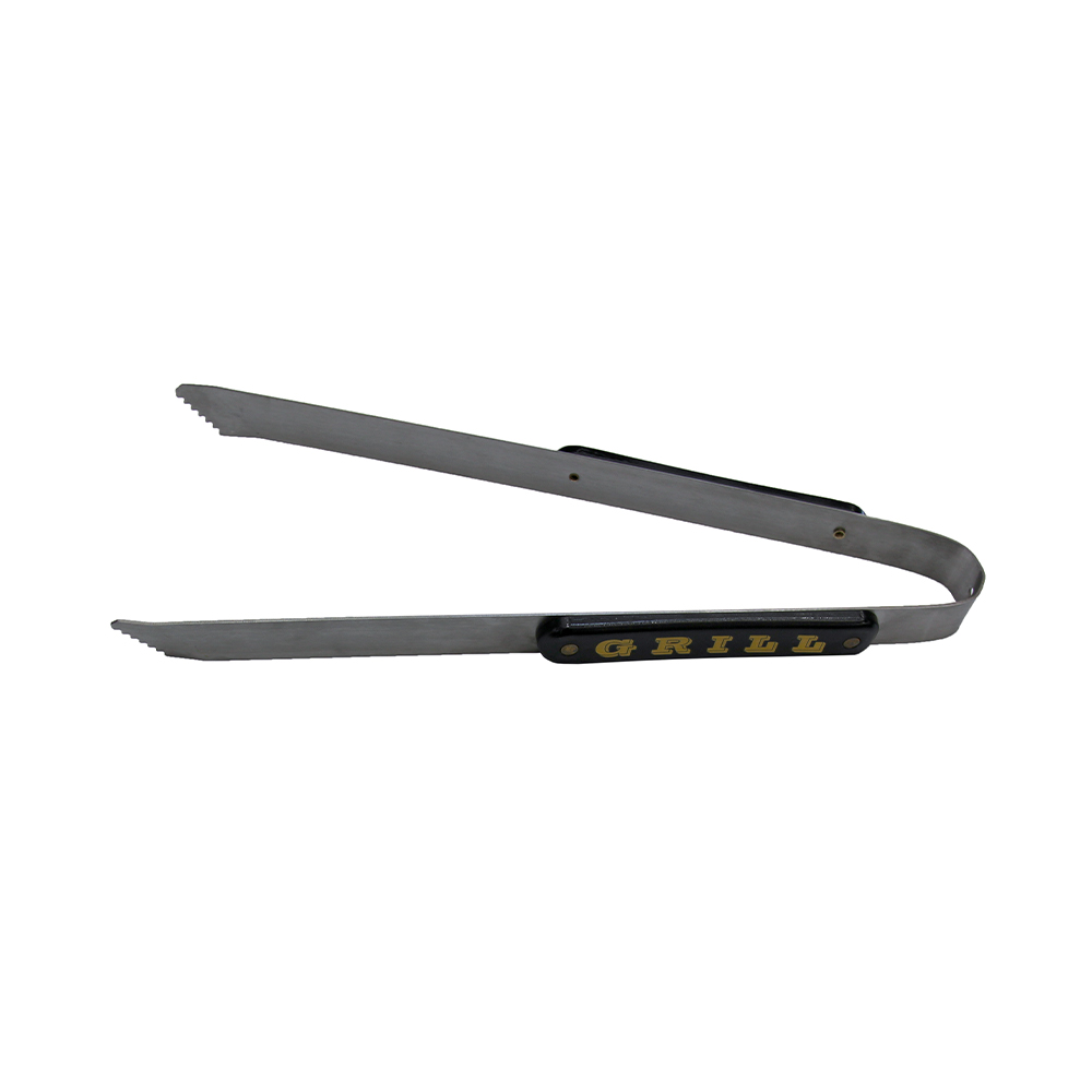 Plastic handle BBQ tongs