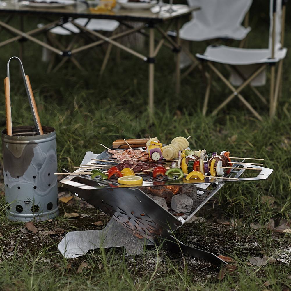 Outdoor Portable Folding Barbecue Grill